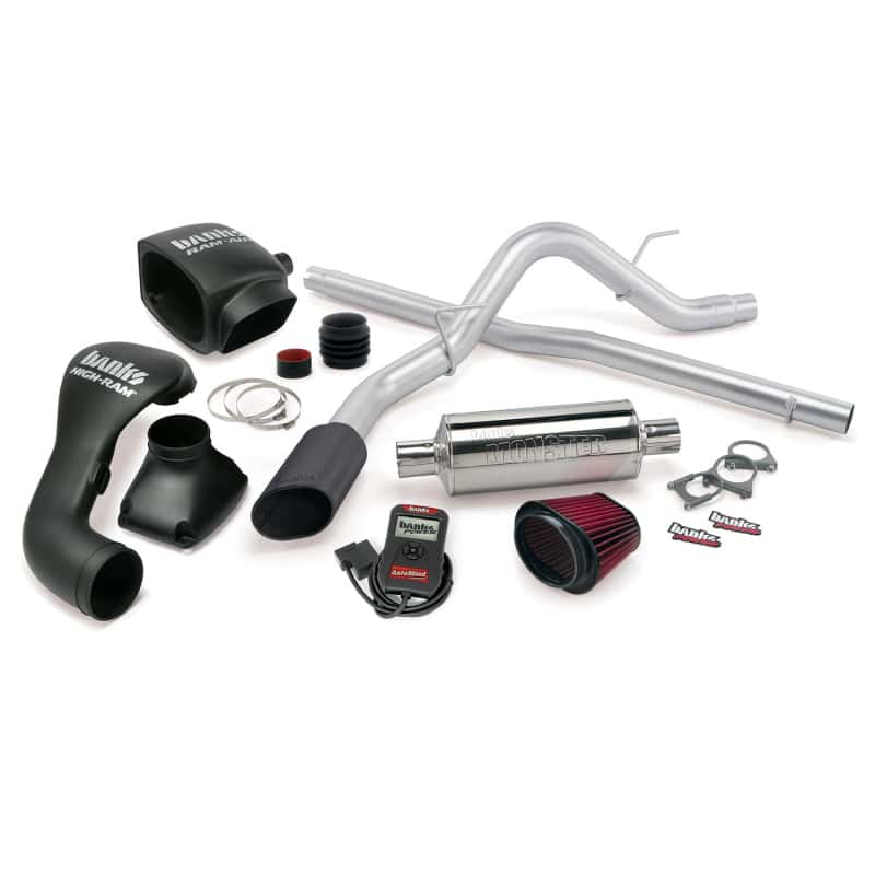 Banks Power — Banks Power 04-08 Ford 5.4L F-150 CCSB Stinger System - SS Single Exhaust w/ Black Tip
Performance System - view 1