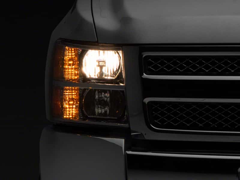 Raxiom — Raxiom 07-14 Chevrolet Silverado 1500 Axial OEM Rep Headlights- Chrome Housing (Clear Lens)
Headlights - view 1