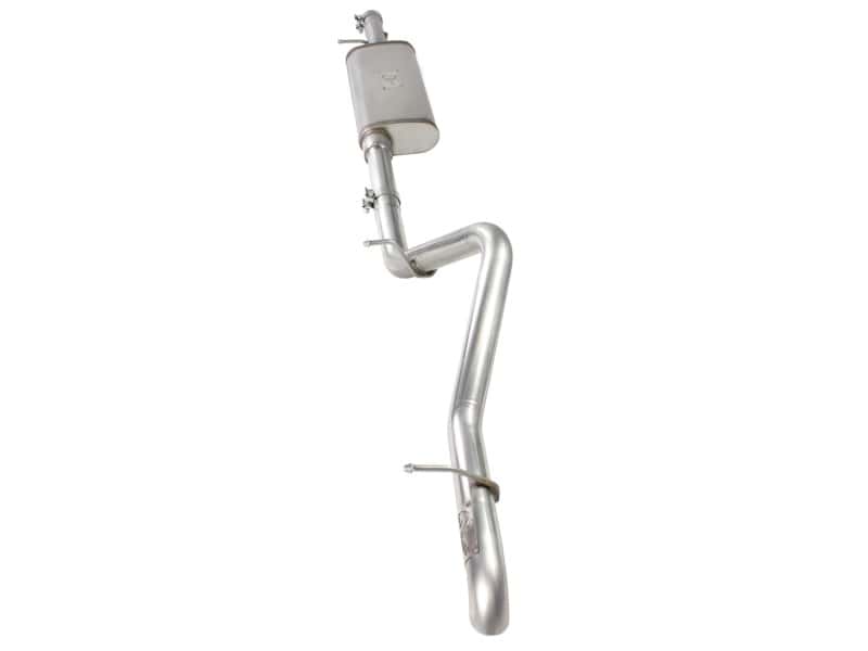 aFe — aFe MACHForce XP Exhaust Cat-Back 2.5in SS-409 Hi-Tuck 12-14 Jeep Wrangler Unlimited V6 3.6L 4Dr
Cat-Back Exhaust - view 2