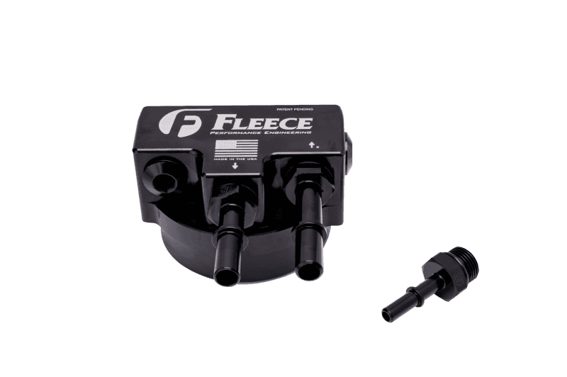 Fleece Performance — Fleece Performance 11-24 Ford F250-550 Powerstroke 6.7L Fuel Filter Bypass
Fuel Filter Bypass - view 1