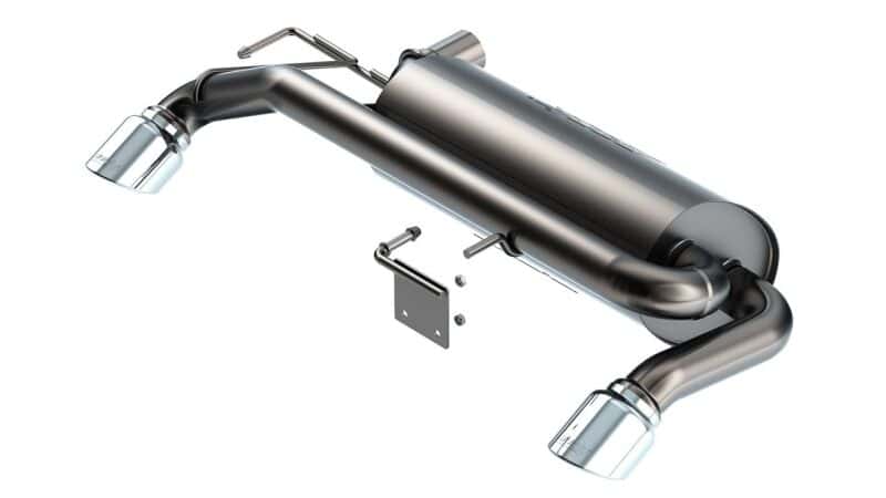 Borla — Borla 21-22 Ford Bronco 2.7L V6 4WD ATAK Axle Back Exhaust w/ Bright Chrome Tips
Axle-Back System - view 1