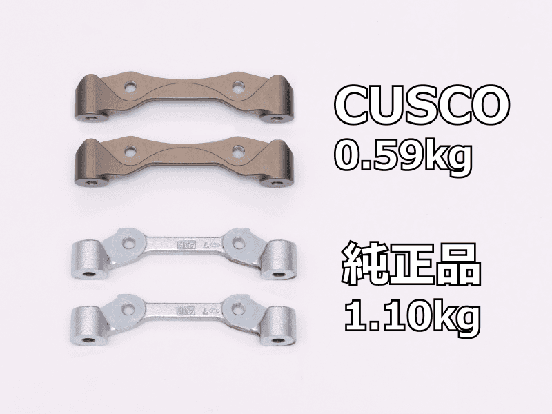 Cusco — Cusco 23-25 Toyota GR Corolla Light Weight Rear Brake Caliper Bracket - Billet Aluminum - view 2