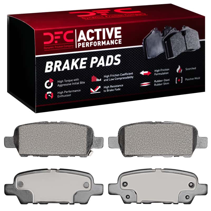 DFC — DFC 02-25 Infiniti G25 Rear Active Performance Pads - Low Metallic
DFC Brake Pad Set - view 1