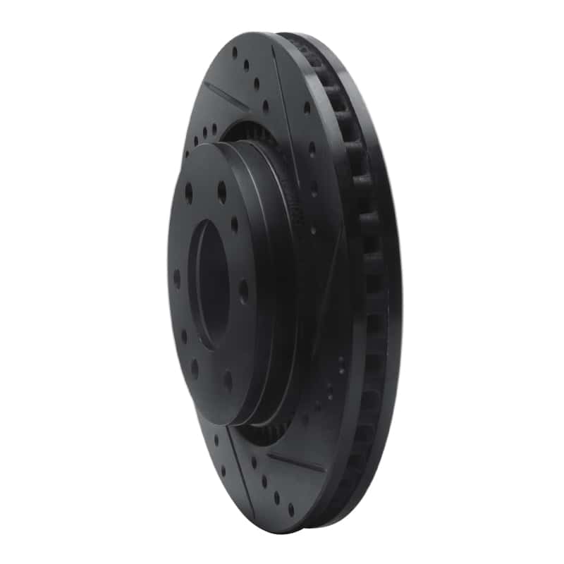 R1 Concepts — R1 06-09 Buick Rainier Front Right Drilled & Slotted Black Brake Rotor
R1 Brake Rotor Drill - view 2