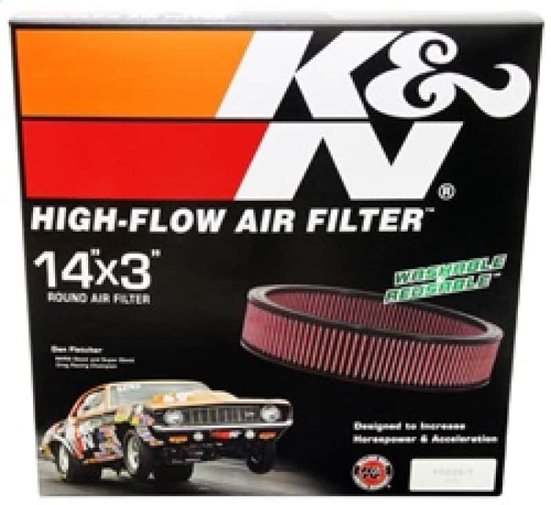 K&N Engineering — K&N Replacement Air Filter GM CARS & TRUCKS, V8, 1966-84
Replacement Air Filt
Air Filter - view 8
