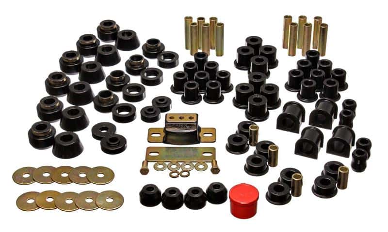 Energy Suspension — Energy Suspension 87-95 Jeep Wrangler YJ Black Hyper-Flex Master Bushing Set
Master Bushing Kit - view 4