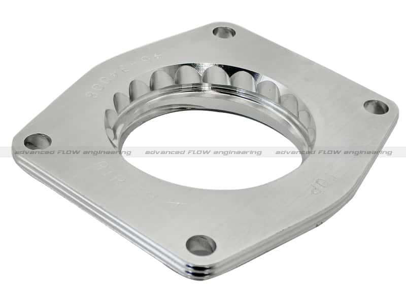 aFe — aFe Silver Bullet Throttle Body Spacers TBS 2014 GM Silverado/Sierra 1500 V8 5.3L
Throttle Body Spacer
Silver Bullet - view 1