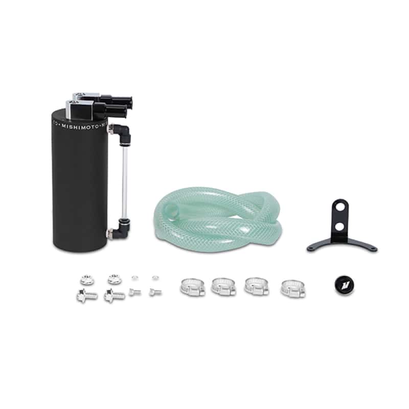 Mishimoto — Mishimoto Small Aluminum Oil Catch Can - Wrinkle Black - view 3