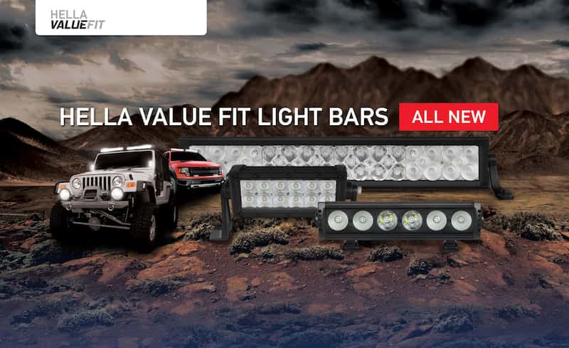 Hella — Hella Value Fit Design 11in - 60W LED Light Bar - Combo Beam - view 20