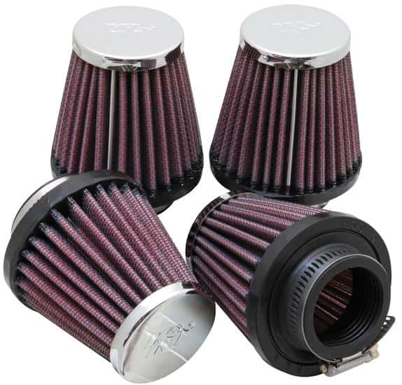 K&N Engineering — K&N Universal Oval Chrome Filter 1 9/16 in. Flange 3 in. Base 2 inch Top 3 in. Height (4 Per Box)
Clamp-on Air Filter - view 3