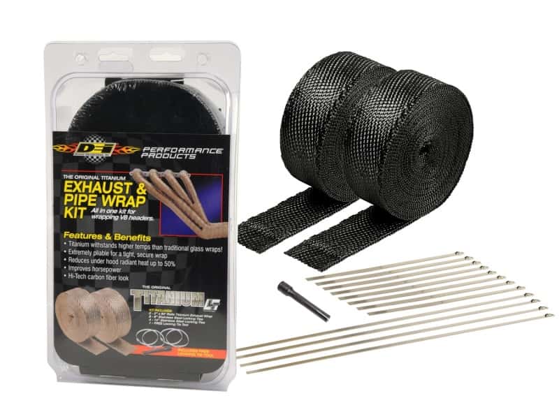 DEI — DEI Exhaust Wrap Kit - Black Titanium Wrap Locking Ties & Locking Tie Tool - view 6