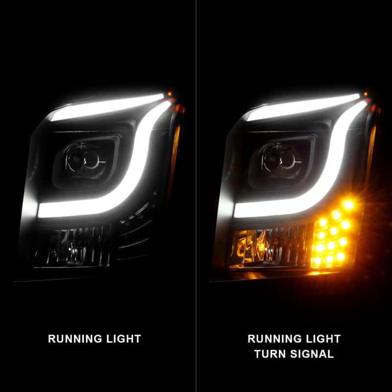 ANZO — ANZO 15-17 GMC Yukon/Yukon XL Projector Headlights Black Housing/Clear Lens (w/ Light Bars)
Head Light Set
HdLtSet - view 9