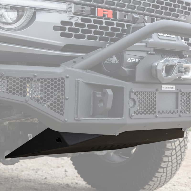 Go Rhino — Go Rhino 21-24 Ford Bronco (Excl. Sport) Rockline Front Bumper Lower Skid Plate
Bronco Skid Plate - view 2