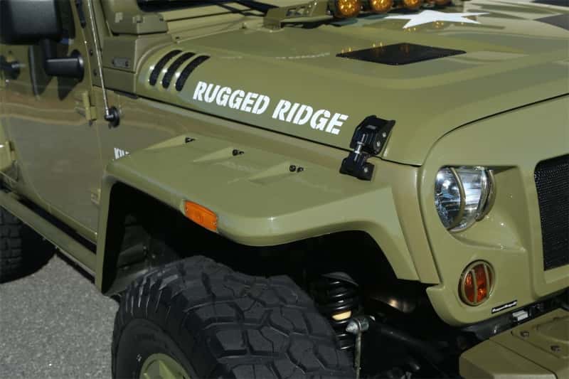 Rugged Ridge — Rugged Ridge Hurricane Fender Flare Kit US Smooth 07-18 Jeep Wrangler JK
OFFROAD_FENDERFLARES
FndrFlareHdwKt - view 6