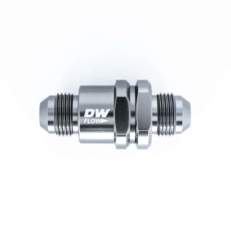 DeatschWerks — DeatschWerks 8AN Male Flare + 8AN Male Flare One Way Check Valve - view 1