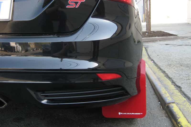 Rally Armor — Rally Armor 12-19 Ford Focus ST / 16-19 RS Black UR Mud Flap w/Nitrous Blue Logo
Mud Flap - view 3