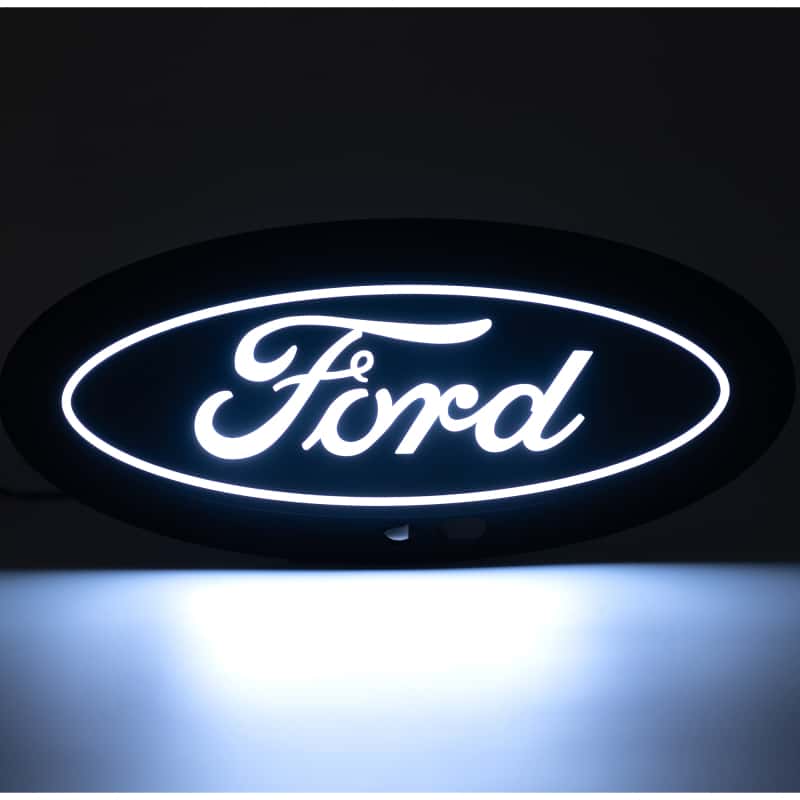 Putco — Putco 17-19 Ford SuperDuty Front Luminix Ford LED Emblem - w/ Camera CutOut
Emblem - view 3