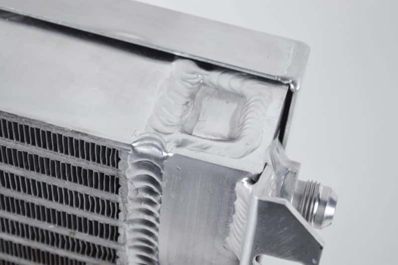 CSF — CSF Dual Fluid Bar & Plate HD Oil Cooler w/9in SPAL Fan (1/3 & 2/3 Partition) - 13.8in L x 10in H
CSF Oil Cooler - view 4