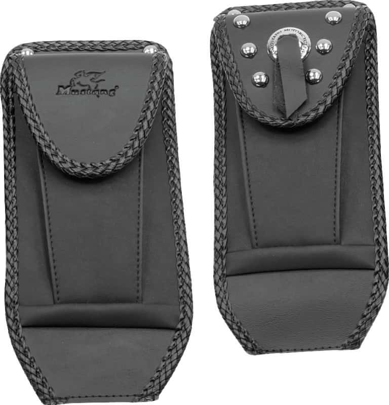 Mustang Motorcycle — Mustang 00-15 Harley Softail Rear Tire Wide Tripper Solo Seat w/Driver Backrest - Distressed Brown - view 2