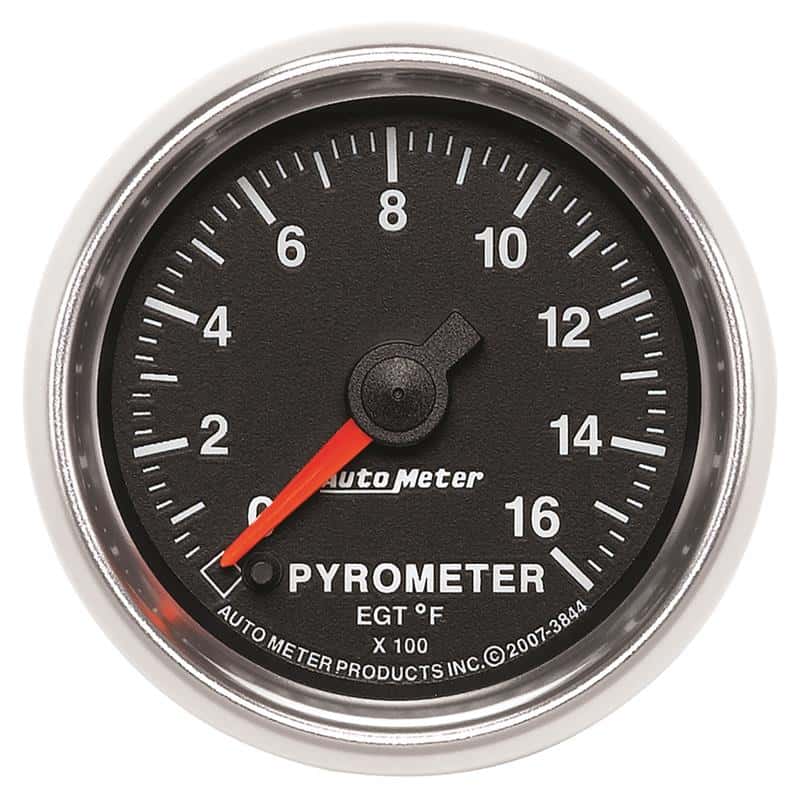 AutoMeter — Autometer GS 0-1600 degree F Full Sweep Electronic Pyrometer Gauge
2-1/16" PYROMETER KI - view 2