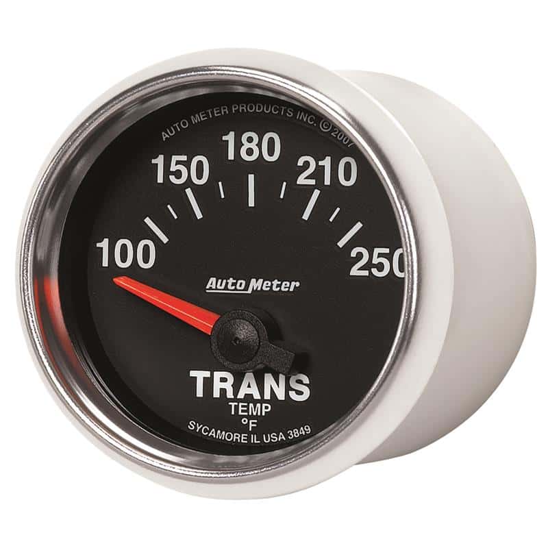AutoMeter — Autometer GS 52mm 100-250 Degree F Short Sweep Electronic Transmission Temperature Gauge
2-1/16" TRANS TEMP, - view 3