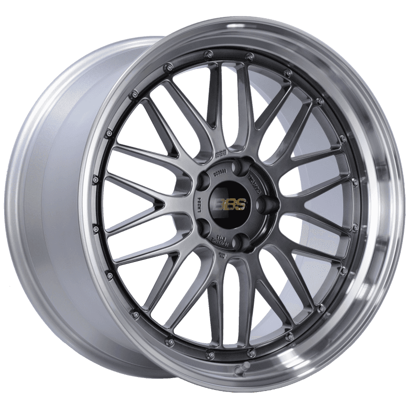 BBS — BBS LM 20x10 5x120 ET33 Diamond Black Center Diamond Cut Lip Wheel -82mm PFS/Clip Required - view 1