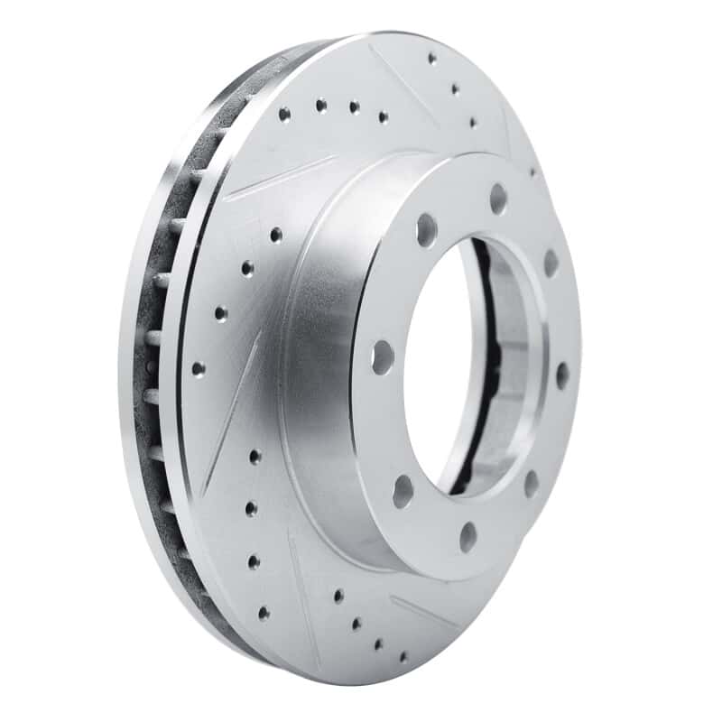 R1 Concepts — R1 77-00 Chevrolet V30 & V3500 Pickup Front Right Drilled & Slotted Silver Brake Rotor
R1 Brake Rotor Drill - view 2