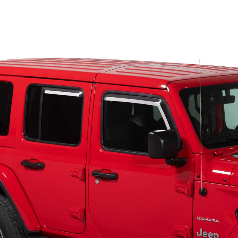 Putco — Putco 20-21 Jeep Gladiator JT/JL Element Chrome Window Visors (Set of 4)
Side Window Vent - view 5