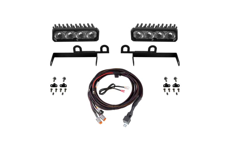 Diode Dynamics — Diode Dynamics 2013-2018 Ram 1500 Ram SportExpress SS6 Sport LED Kit White Fog 6000K - view 2