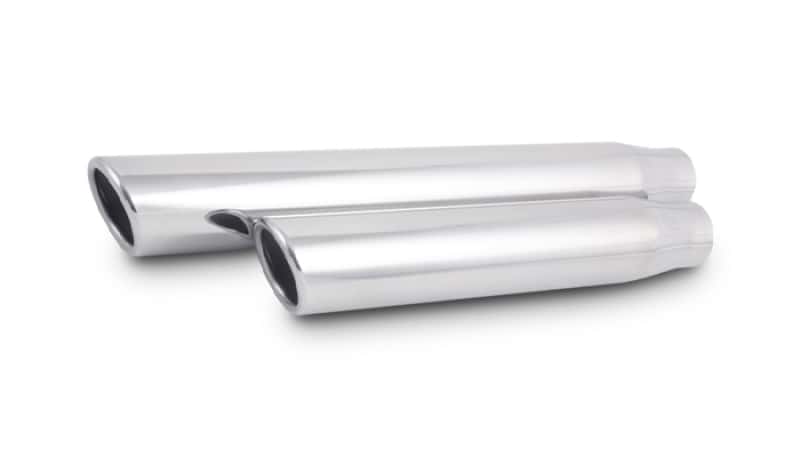 Vibrant — Vibrant 3in Round SS Truck/SUV Exh Tip (Single wall Angle Cut Rolled Edge) - 2.5in inlet 11in long
2.5ID3ODTruckTipRoll
2.5x3x11LTrckTipRoll
ExhstTailPipeTip - view 3
