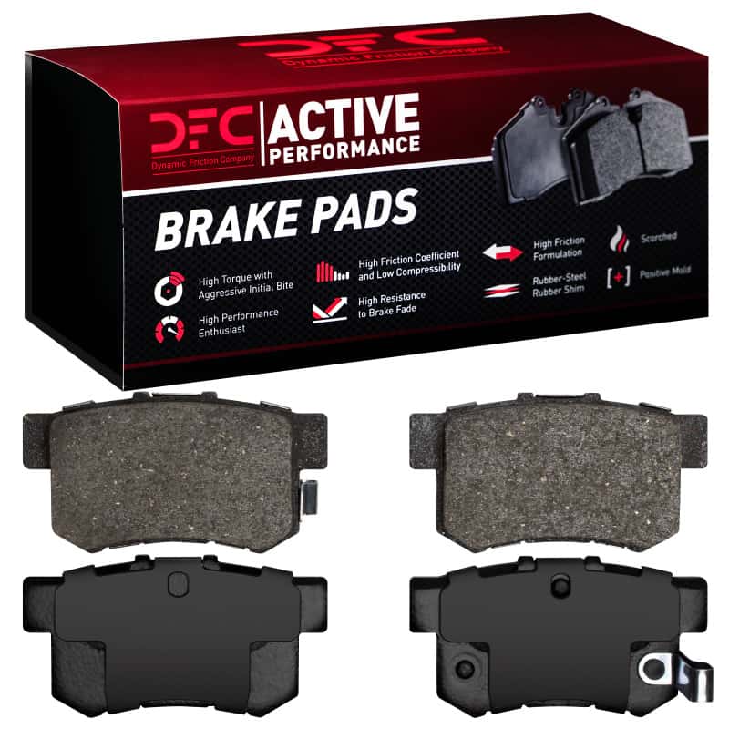 DFC — DFC 87-22 Acura TSX Rear Active Performance Pads - Low Metallic
DFC Brake Pad Set - view 1