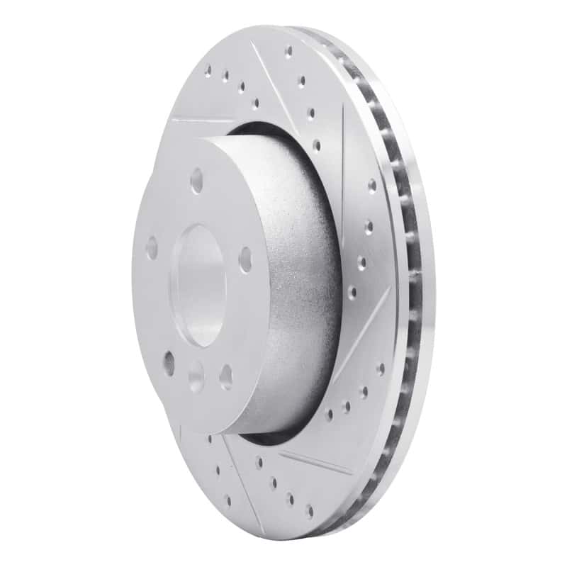 R1 Concepts — R1 94-02 Land Rover Range Rover Front Right Drilled & Slotted Silver Brake Rotor
R1 Brake Rotor Drill - view 2