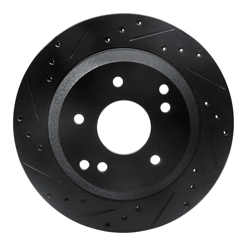 R1 Concepts — R1 88-96 Chevrolet Corvette Rear Left Drilled & Slotted Black Brake Rotor
R1 Brake Rotor Drill - view 1