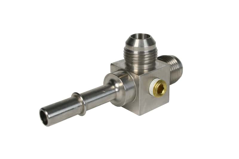 Aeromotive — Aeromotive 3/8 Male Quick Connect Tee Fitting
Fitting - view 5