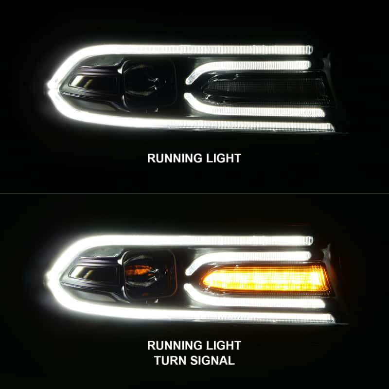 ANZO — ANZO 2015-2018 Dodge Charger Projector Headlights Plank Style Black
Head Light Set
HdLtSet - view 9
