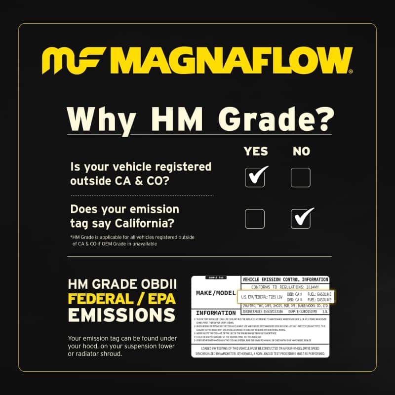 Magnaflow — MagnaFlow Conv DF 97-99 Jeep Wrangler 4.0L
HM Grade
HM - view 51