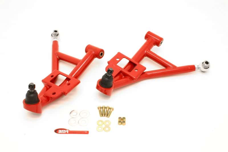 BMR Suspension — BMR 93-02 F-Body Adj. Lower A-Arms Poly/Rod End Combo - Red
Lower Control Arms - view 1