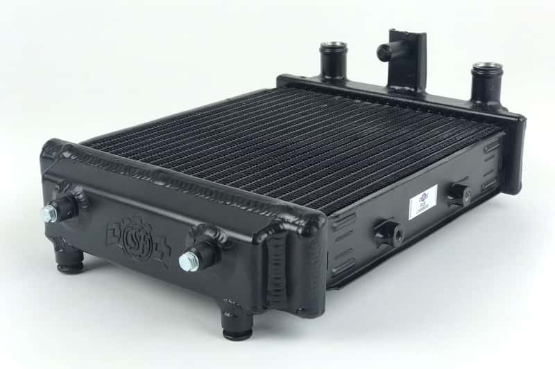 CSF — CSF 2015+ Volkswagen Golf/GTI (VAG MQB) Quadruple Pass DSG Water/Auxiliary Engine Radiator
CSF Radiator - view 4