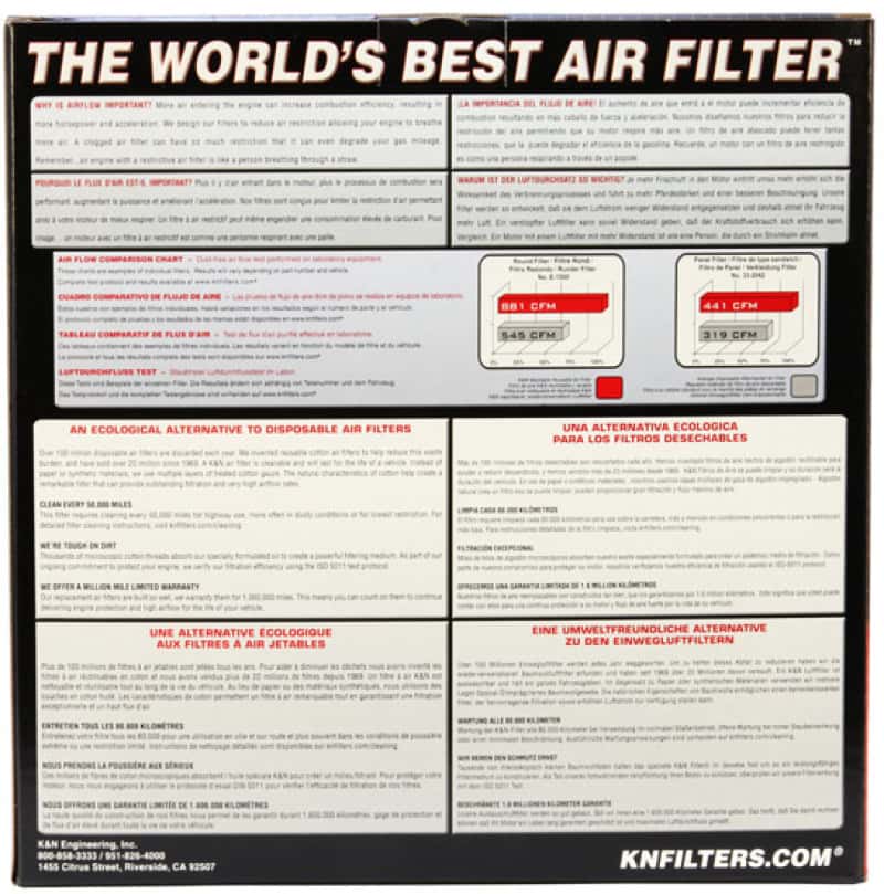 K&N Engineering — K&N 15-18 Toyota Hiace L4-2.5L DSL Replacement Drop In Air Filter
Replacement Air Filt
Air Filter - view 7