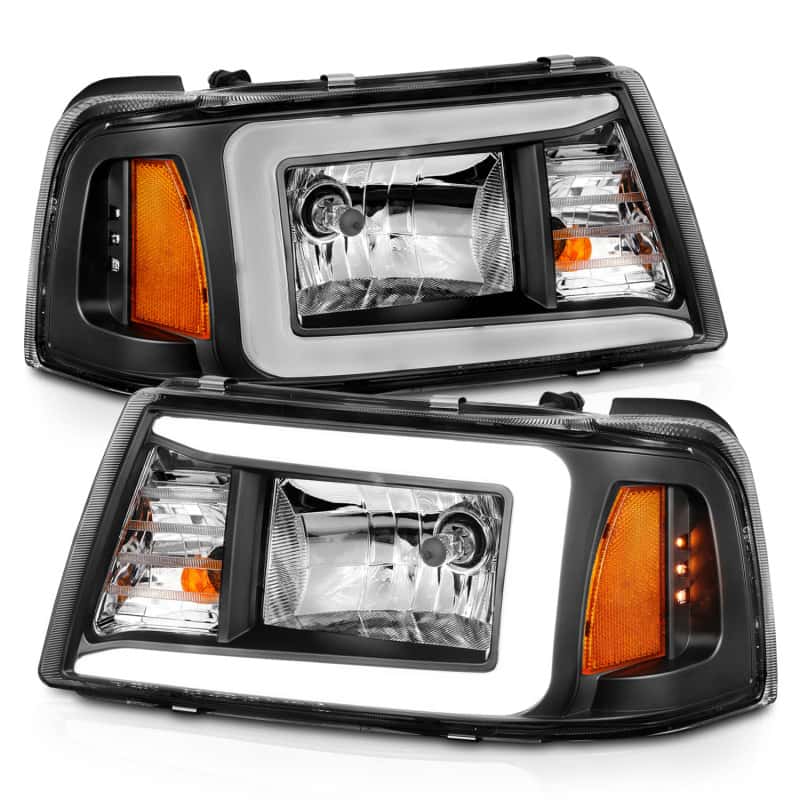 ANZO — ANZO 2001-2011 Ford Ranger Crystal Headlights w/ Light Bar Black Housing
Head Light Set
HdLtSet - view 7