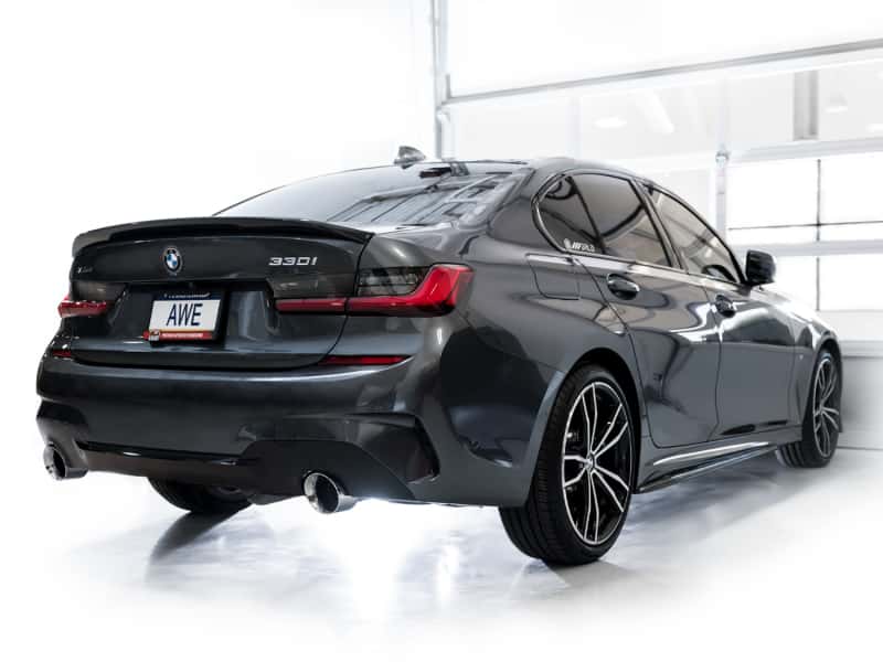 AWE Tuning — AWE 19-23 BMW 330i / 21-23 BMW 430i Base G2X Track Edition Axle Back Exhaust - Chrome Silver
Track Exhaust - view 4