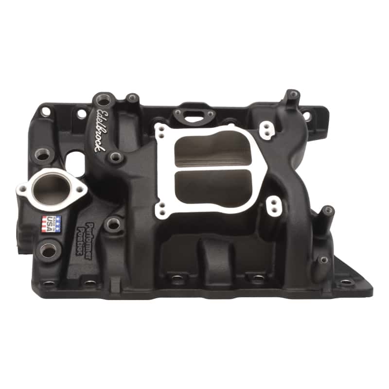 Edelbrock — Edelbrock Performer Pontiac Black
MANIFOLD - view 1