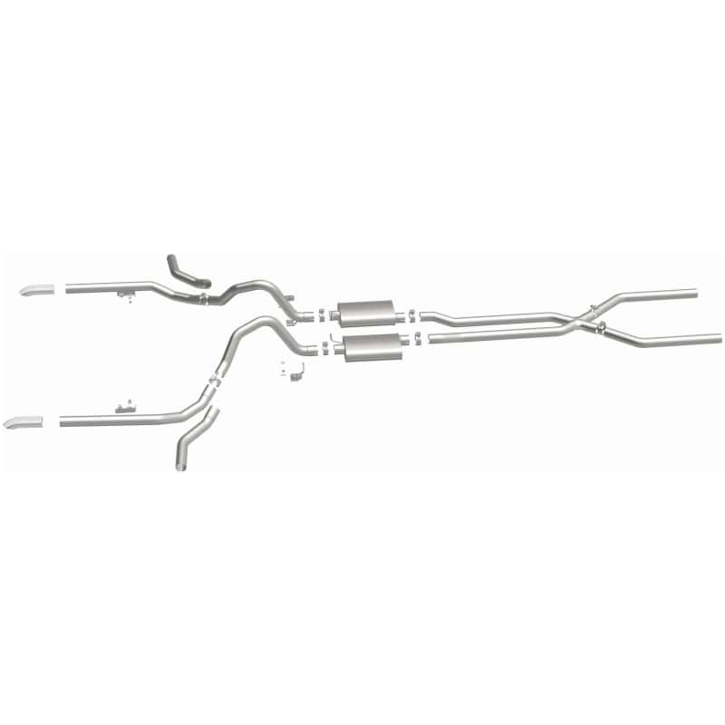 Magnaflow — MagnaFlow 65-68 Chevy Impala All V8 Multiple Exit Options Crossmember-Back Perf Exhaust
Crossmember-Back
Cat-Back - view 5