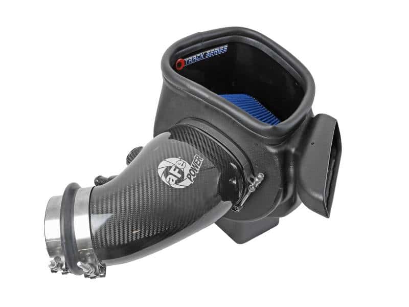 aFe — aFe 12-21 Jeep Grand Cherokee 6.4L Track Series Carbon Fiber Cold Air Intake System w/Pro 5R Filter
Track Series Intake  - view 4