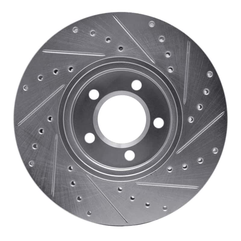 R1 Concepts — R1 00-06 Ford Thunderbird Front Left Drilled & Slotted Silver Brake Rotor
R1 Brake Rotor Drill - view 5