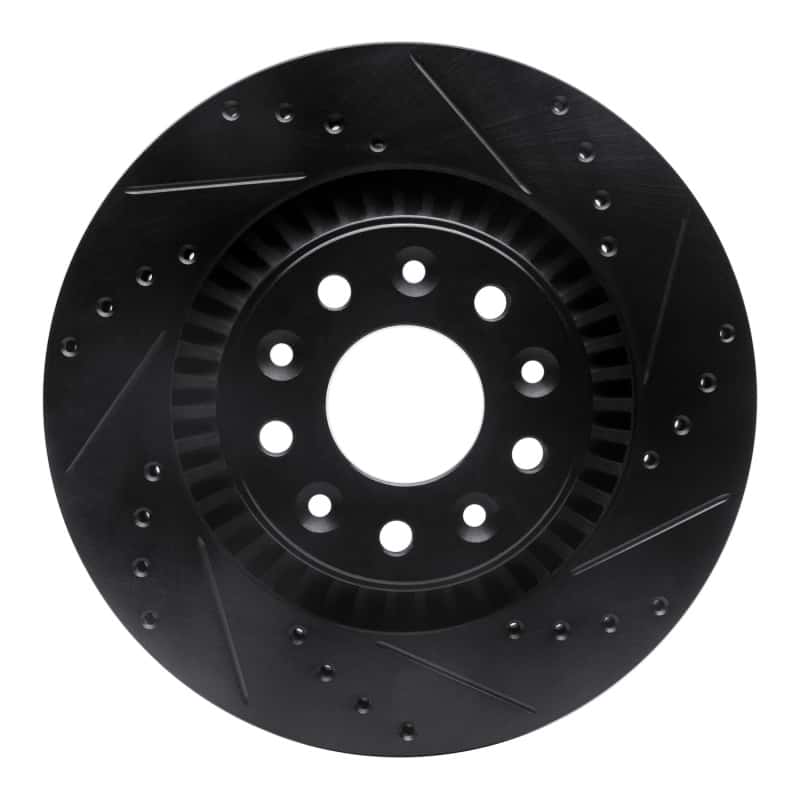 R1 Concepts — R1 05-09 Ford Freestyle Front Right Drilled & Slotted Black Brake Rotor
R1 Brake Rotor Drill - view 1