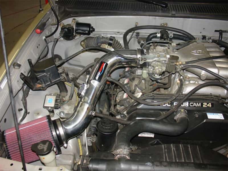 Injen — Injen 99-04 4Runner Tacoma 3.4L V6 only Wrinkle Black Power-Flow Air Intake System
Short Ram Intake
Air Intake Kit - view 4