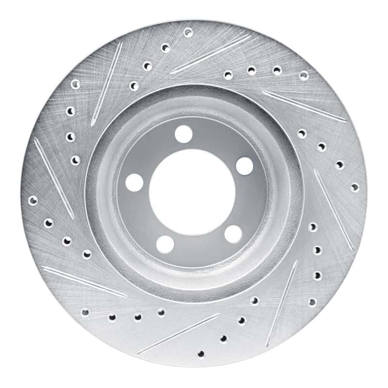 R1 Concepts — R1 1965-1972 Dodge Dart Front Right Drilled & Slotted Silver Brake Rotor
R1 Brake Rotor Drill - view 5