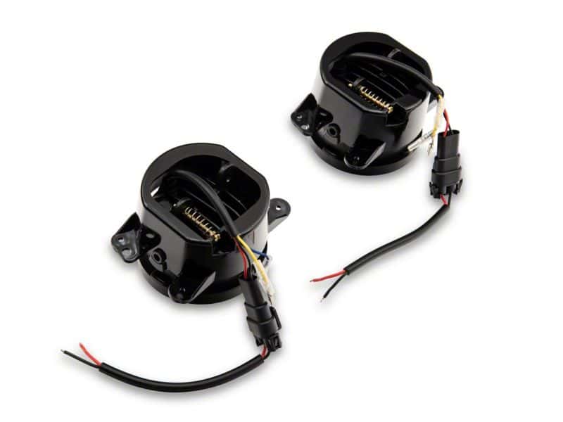 Raxiom — Raxiom 07-18 Jeep Wrangler JK Axial Series Halo LED Fog Lights- Amber
Lights - view 7