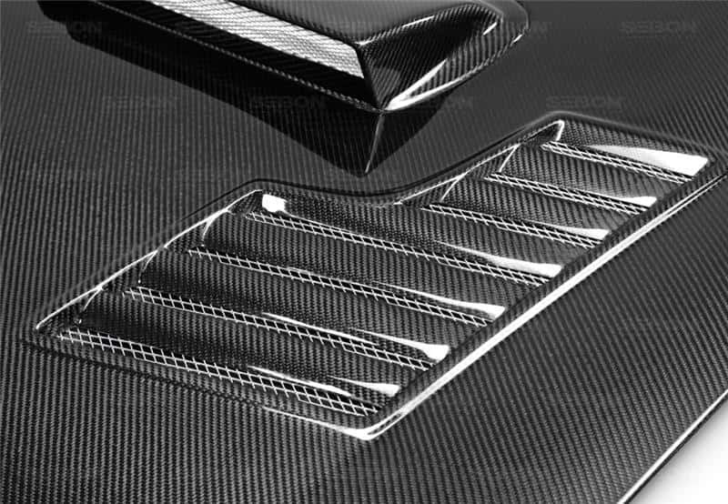 Seibon — Seibon 02-03 Subaru WRX CWII Carbon Fiber Hood - view 15